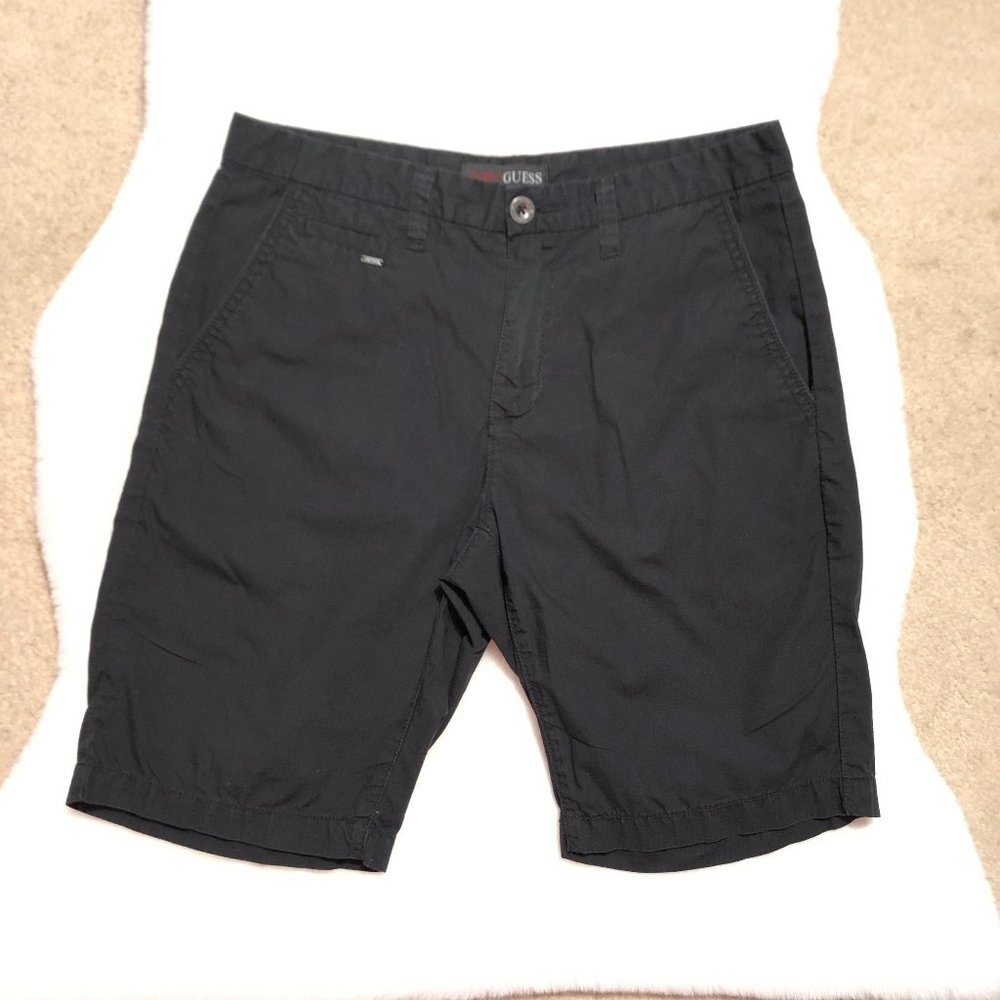 GUESS BERMUDA BLACK DRESS SHORT SIZE 30